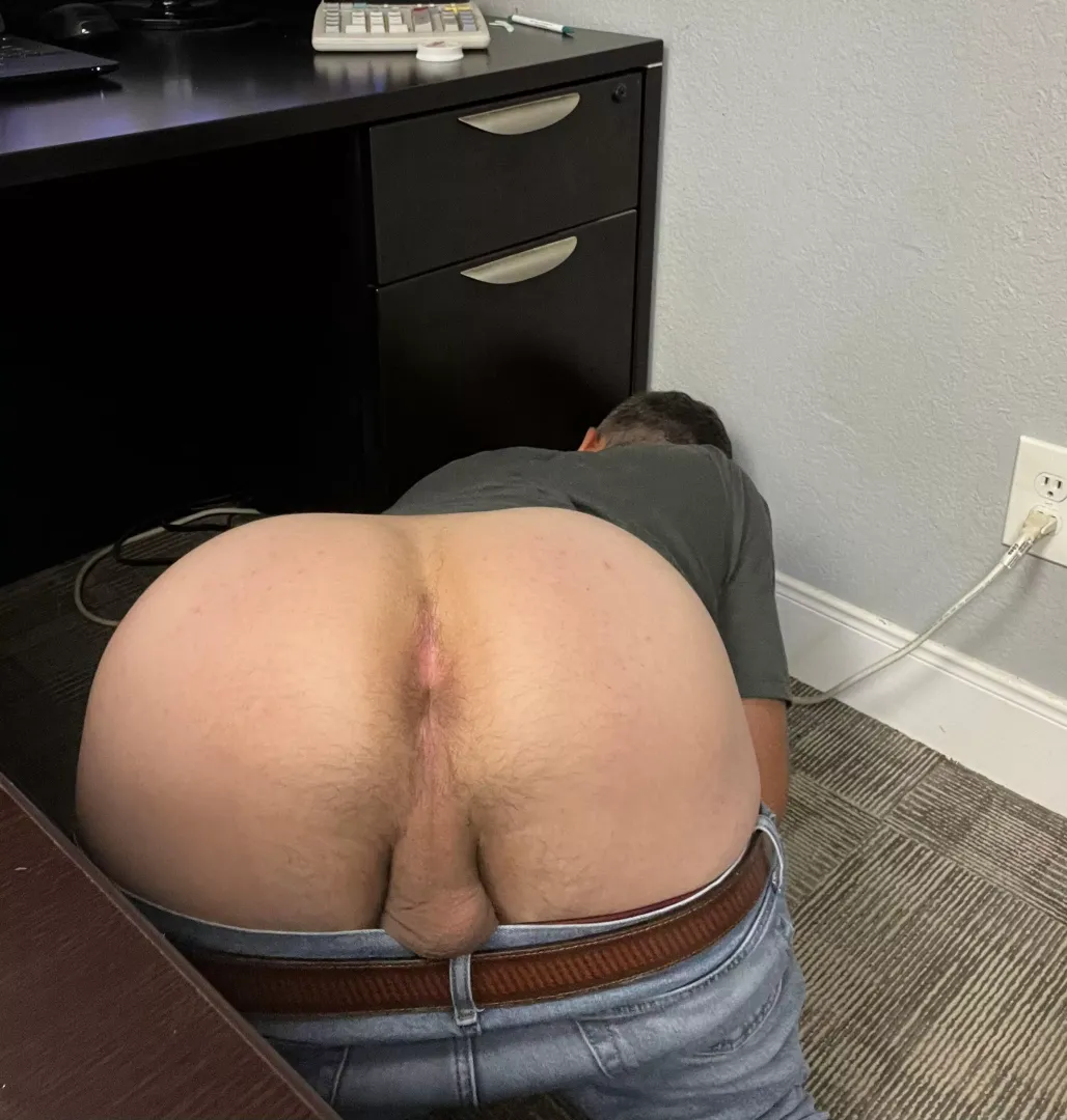 POV: I dropped my pen under my desk
