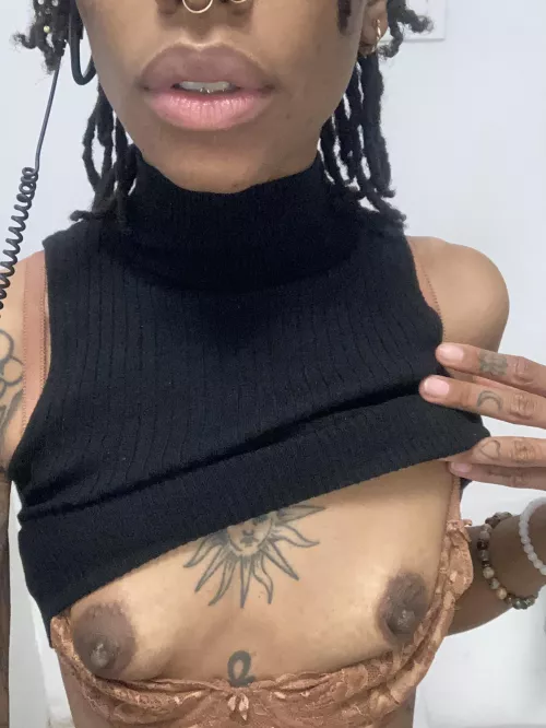 Pov: we’re coworkers who occasionally meet in the restroom to lick and suck my tits