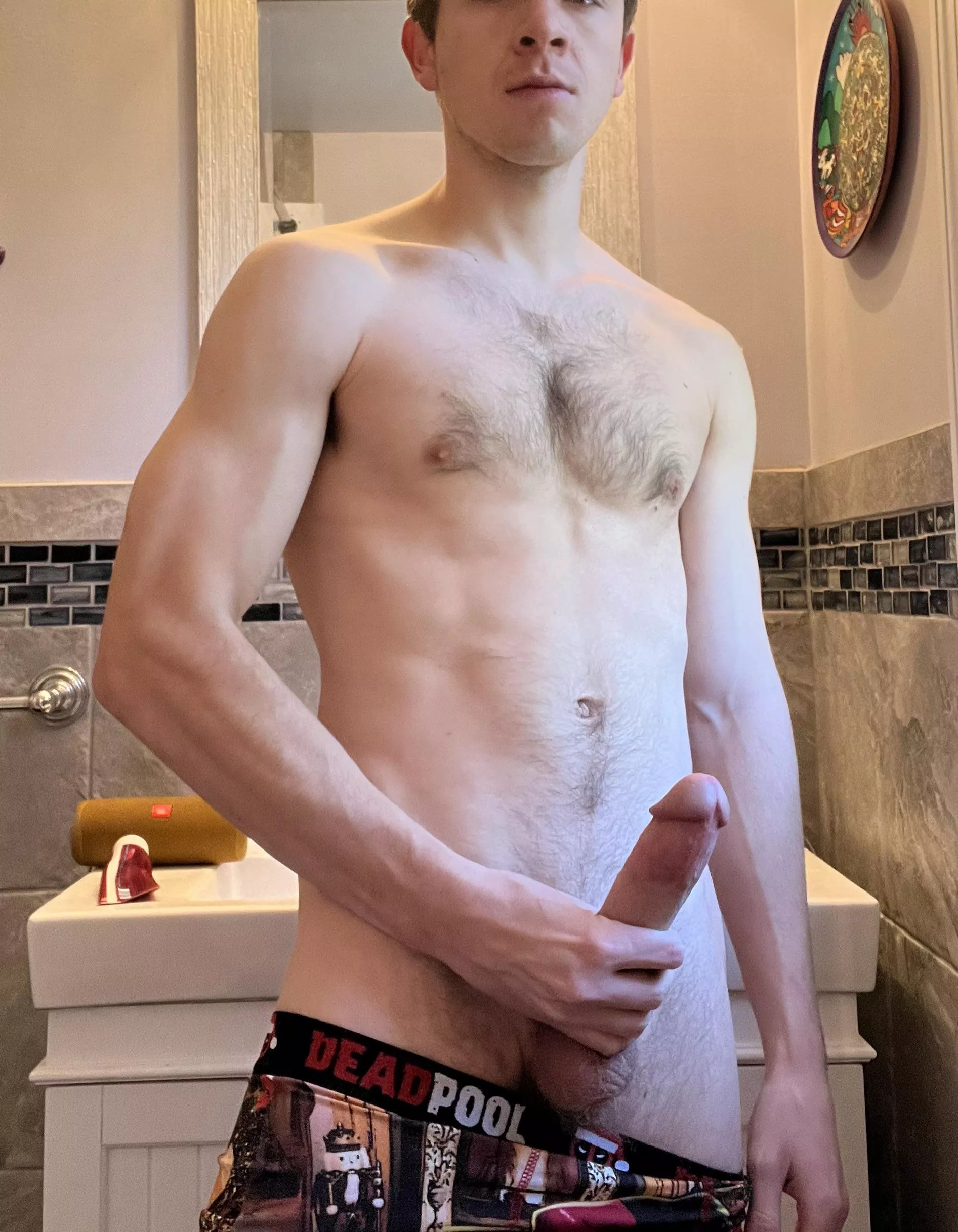 POV: you caught me jerking off in the bathroom 👀