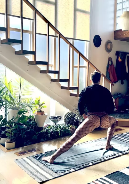 Practicing Poses in Outfits