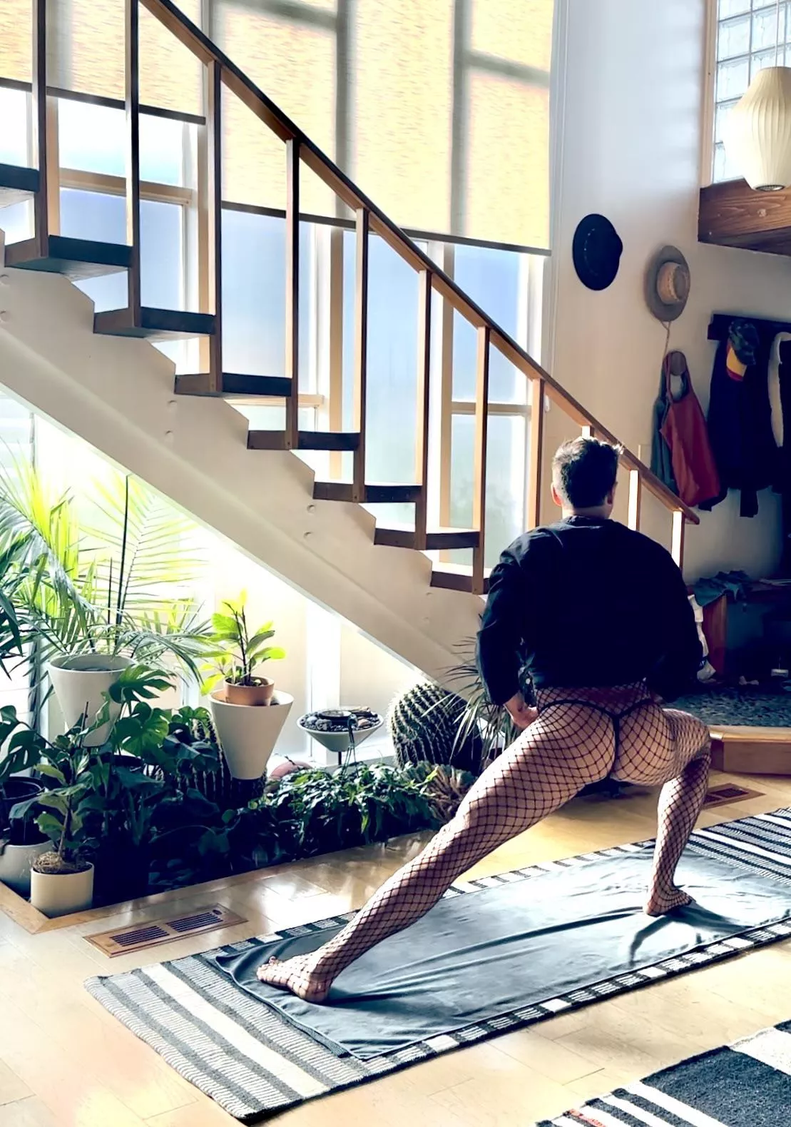 Practicing Poses in Outfits