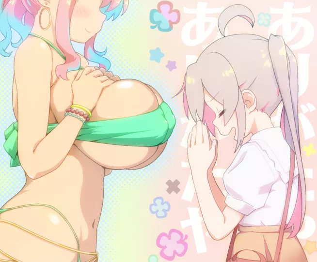 Pray Before the Boobies (Hozuki Kaede, Oyama Mahiro, Onii-chan Wa Oshimai!, mackeypi&tokiya)