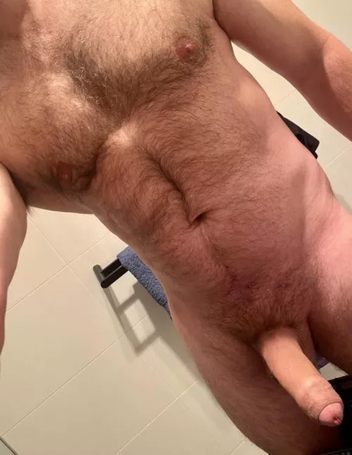 Pre shower playtime