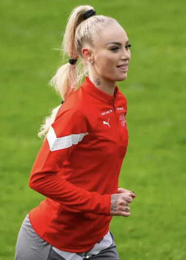 Pre-game warm up.