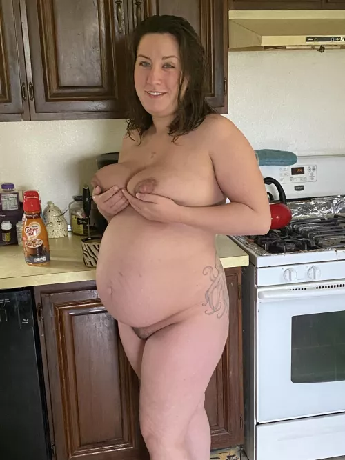 Preggo slut