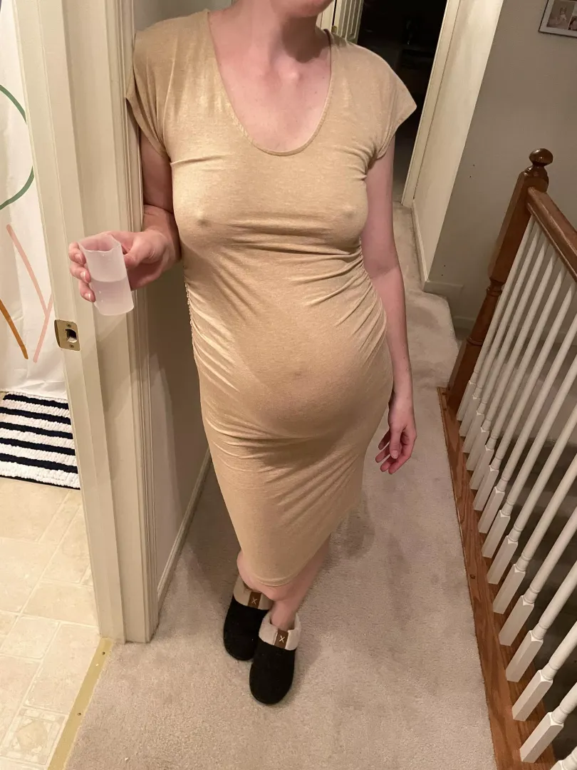 Pregnancy really pushes them out