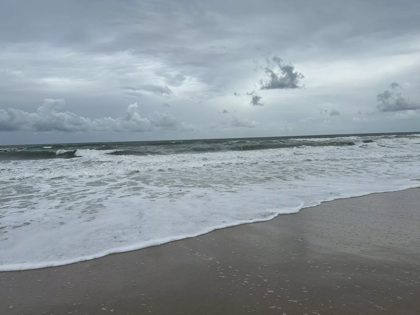 Pre-hurricane beach day