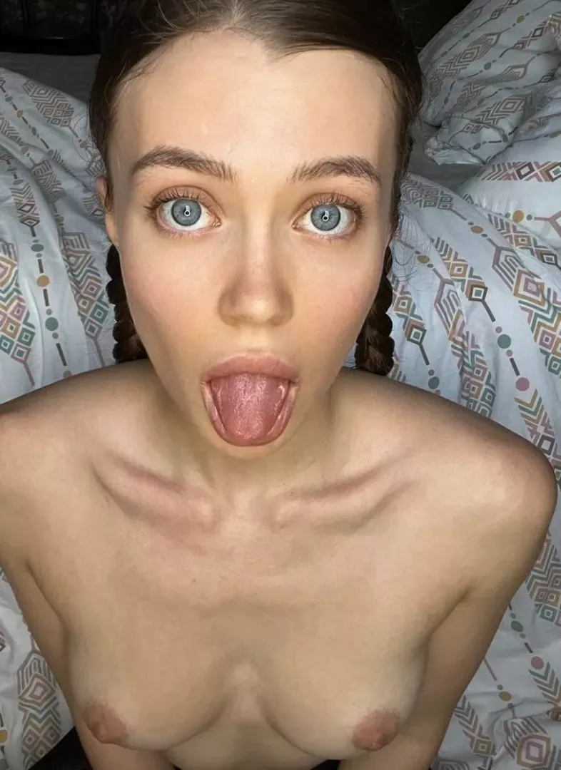 pretty pink tongue