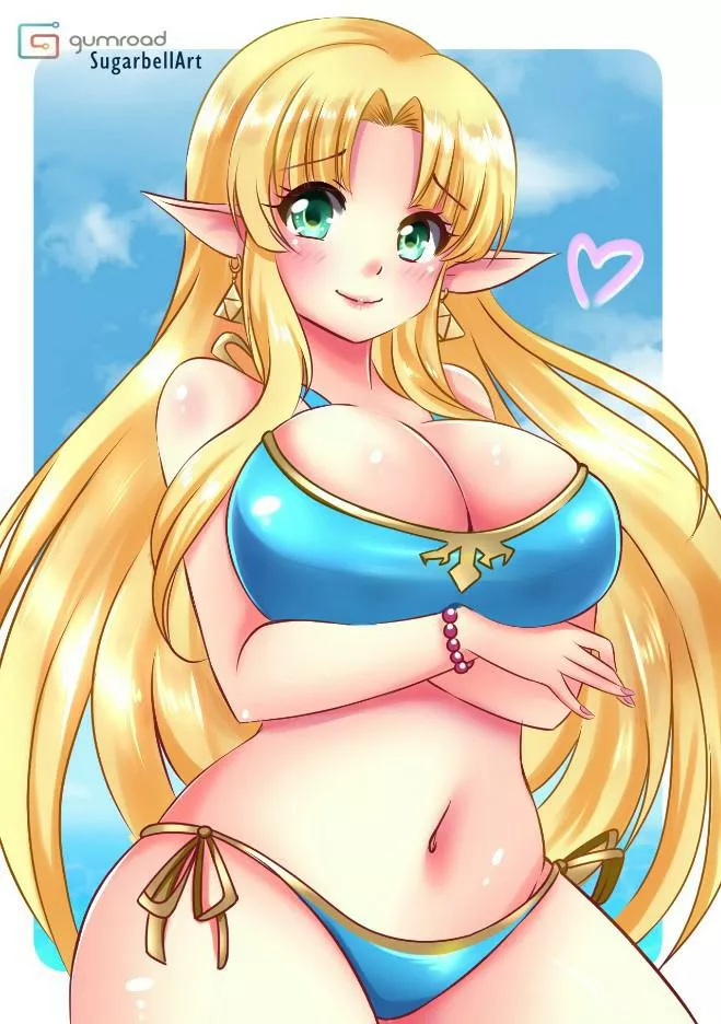 Princess Zelda (Sugarbell_art on Pixiv) [Breath of the Wild]