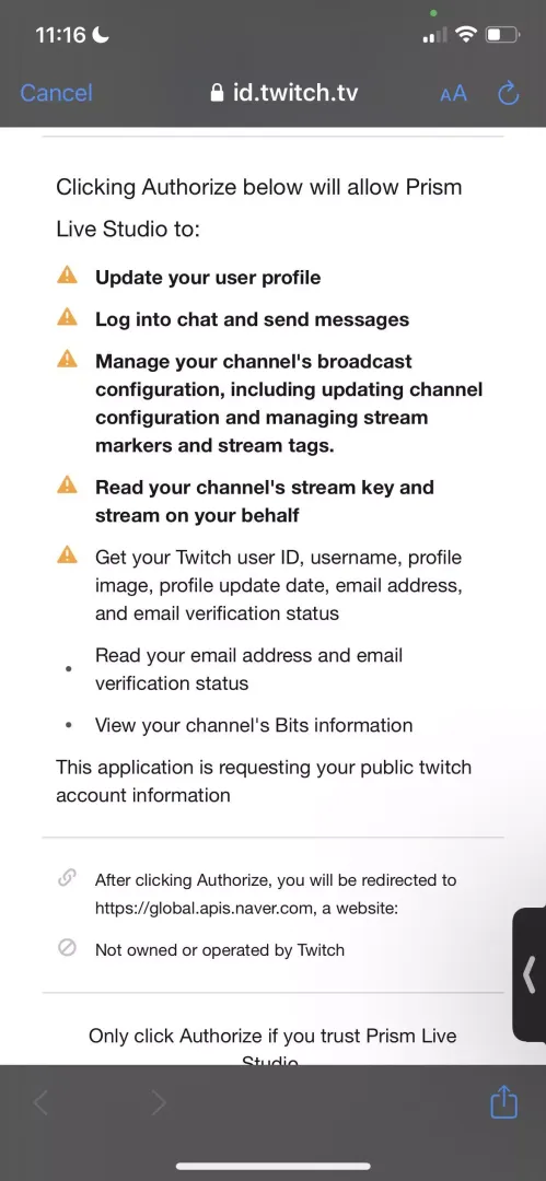 Prism Live Studio Streaming
