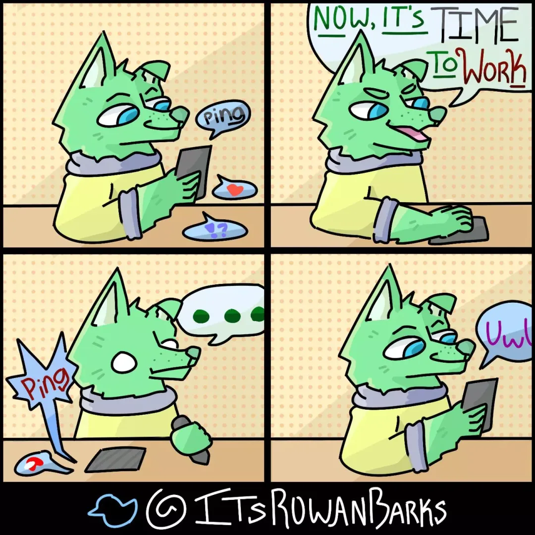 Procrastination. Art by me!