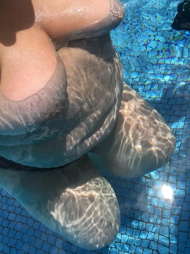 Public pools are the best to be topless in