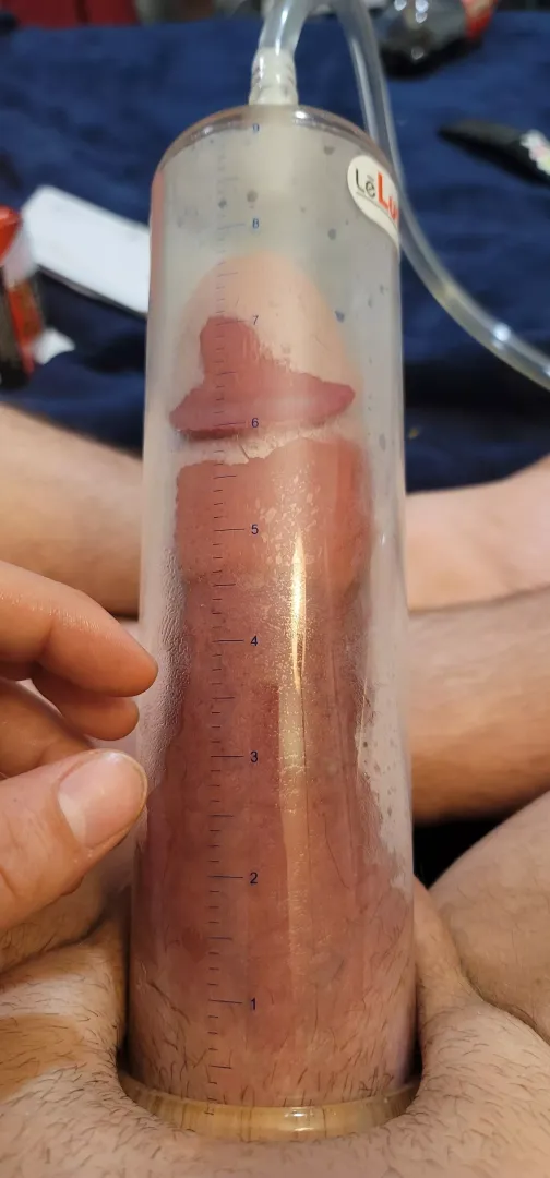 Pumping my first time in the 2.5 inch
