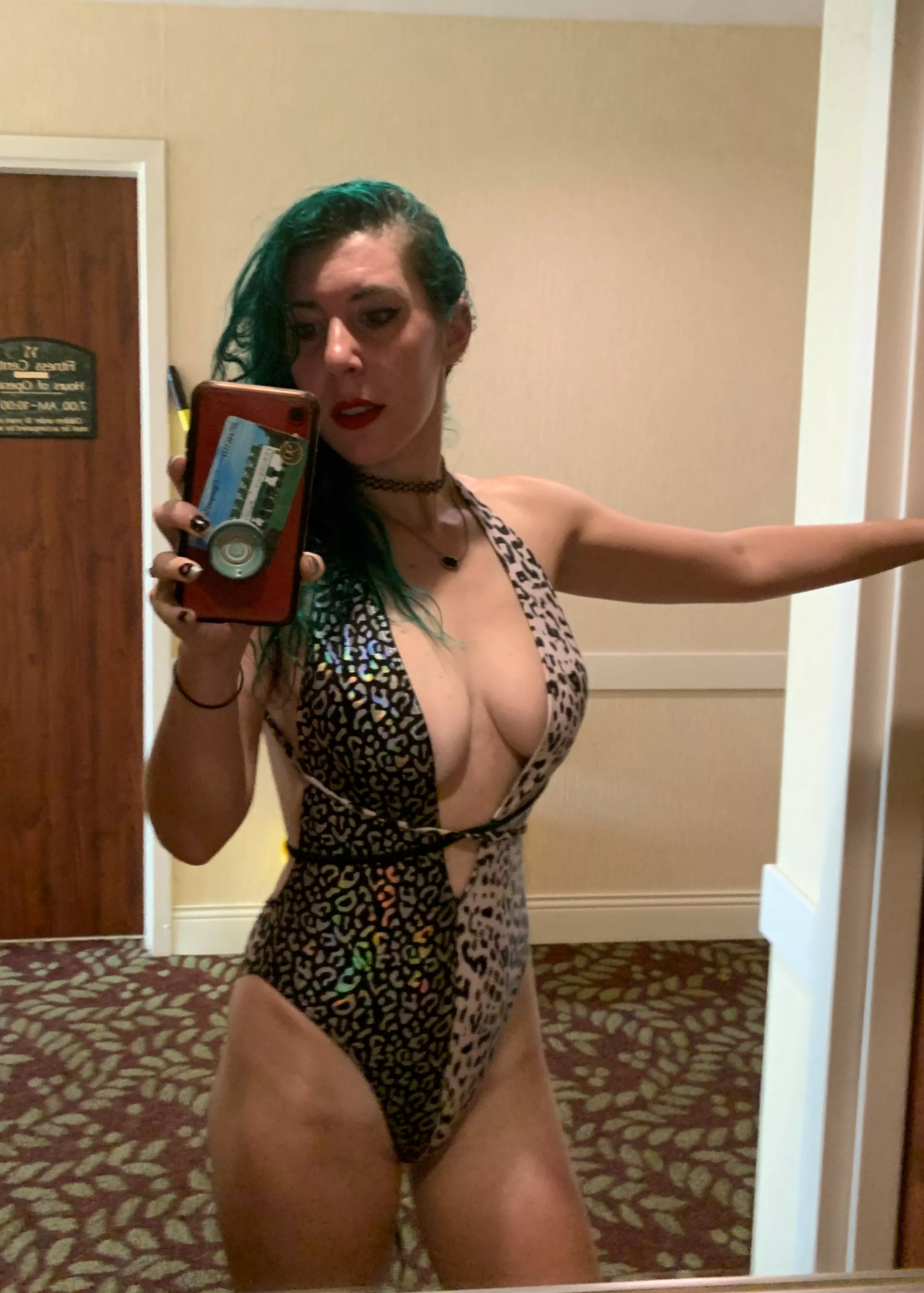 Punk gone swimming