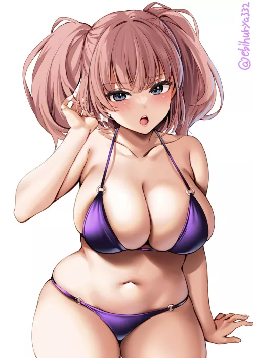Purple bikini [Kantai Collection]