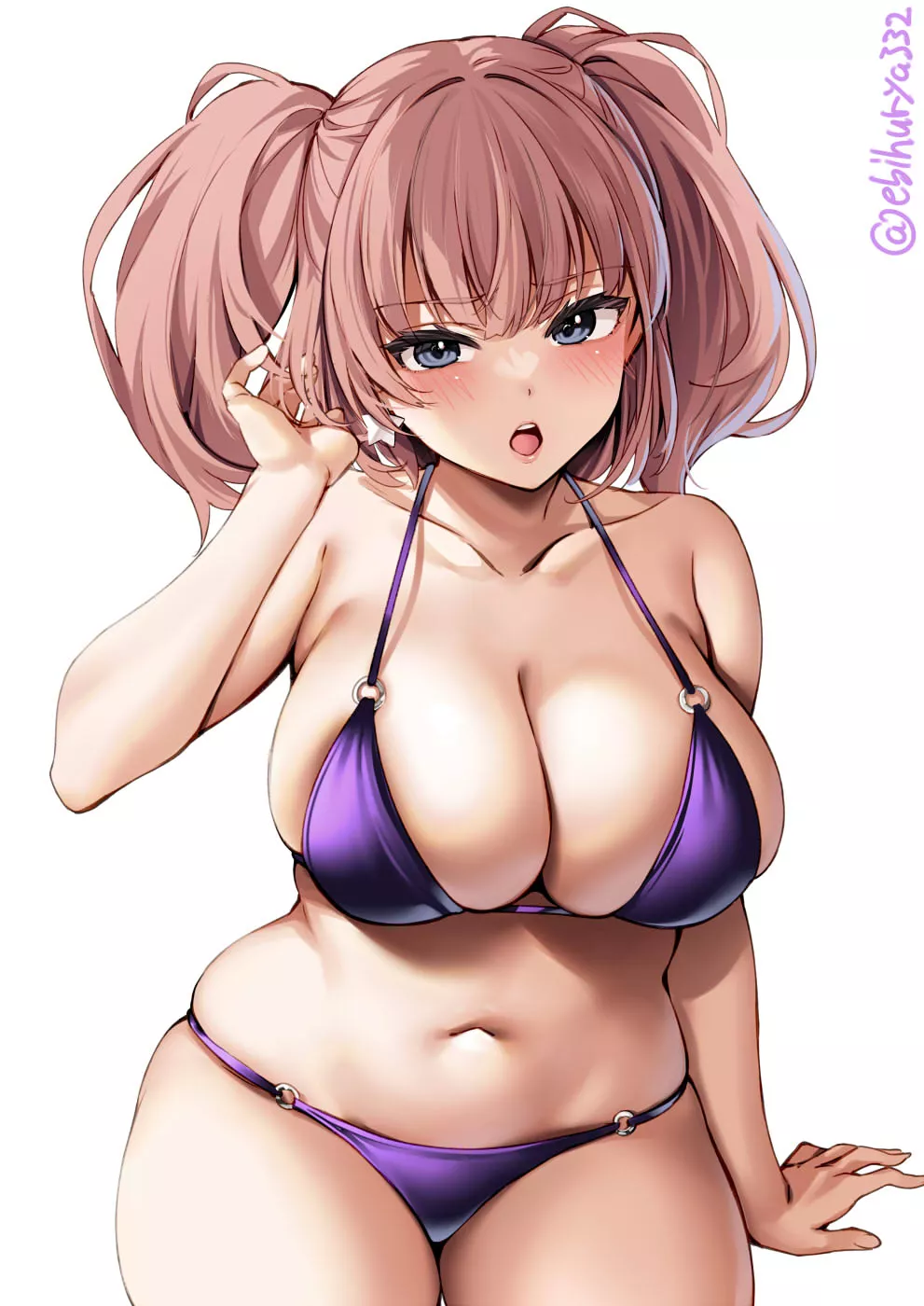 Purple bikini [Kantai Collection]