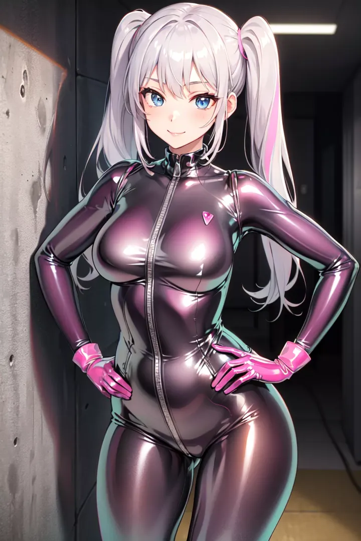 Purple Catsuit