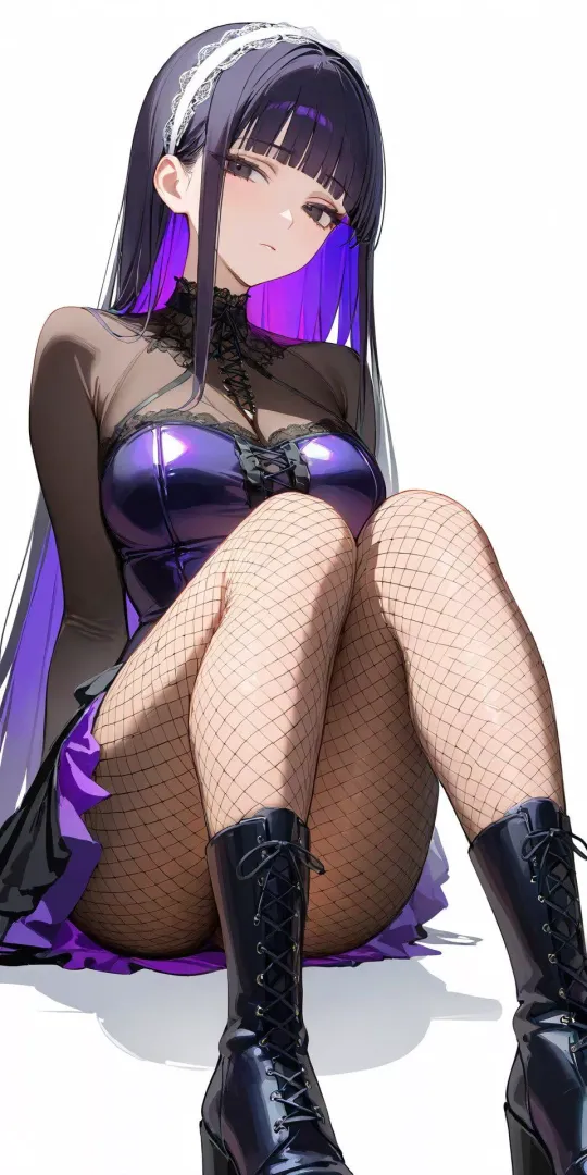 Purple Goth Girl