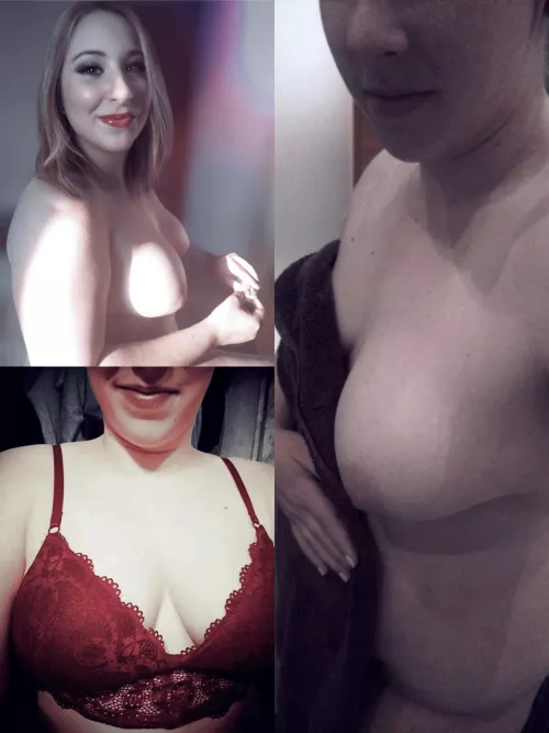 Push the arrow to show my husband how many guys want to fuck me ☺️