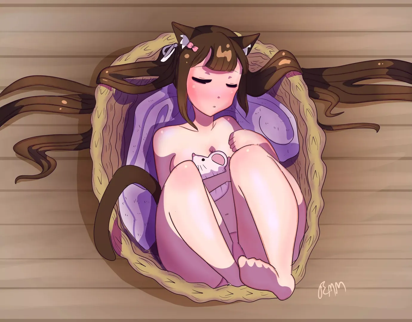 Put away the laundry! (Original) [nekopara]