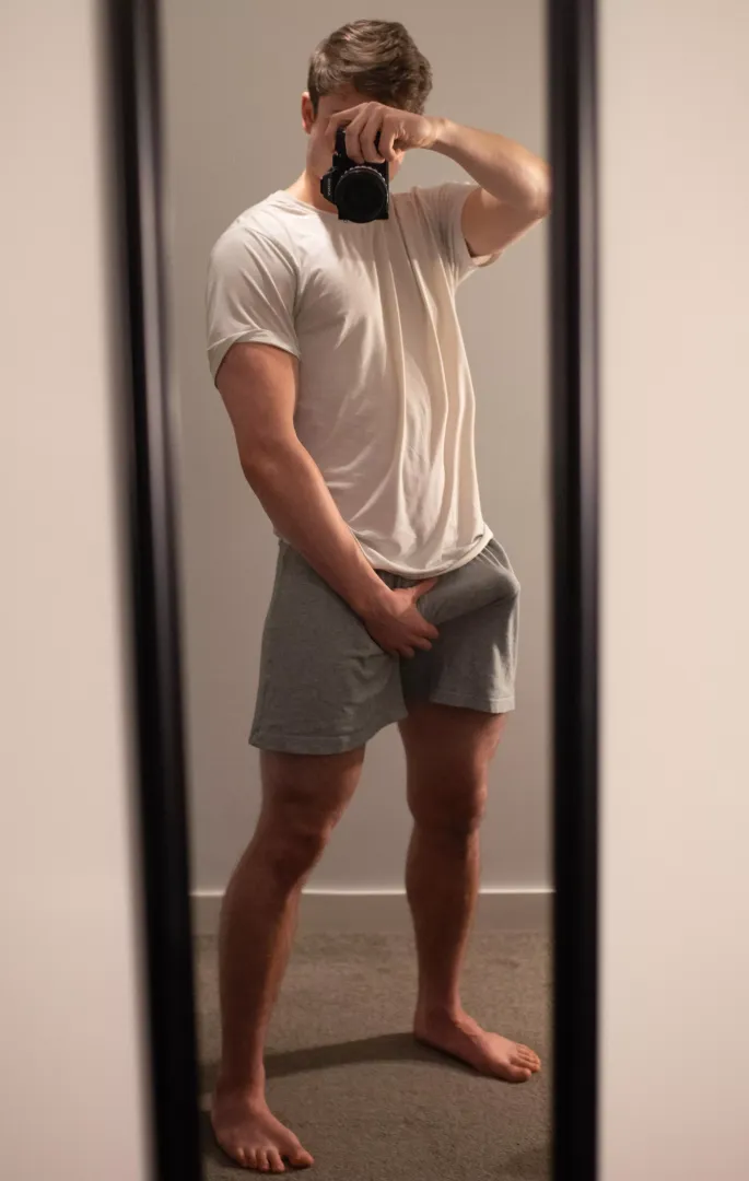 Put your face up right against it