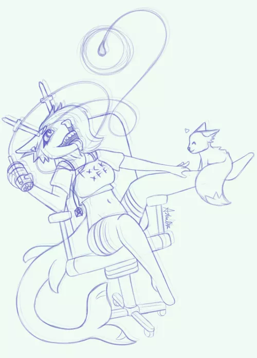 [Q] magical bubble tea! (art by me)