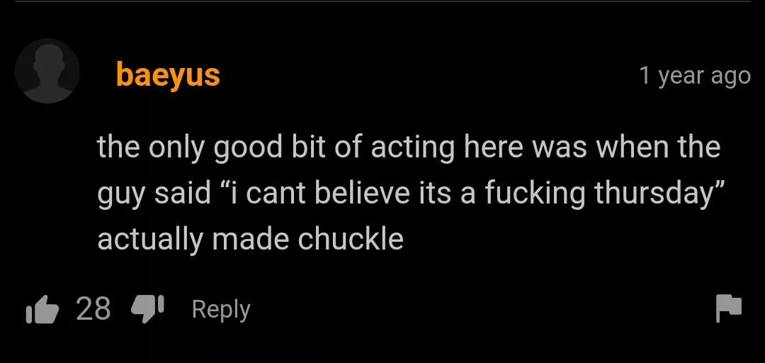Quality acting