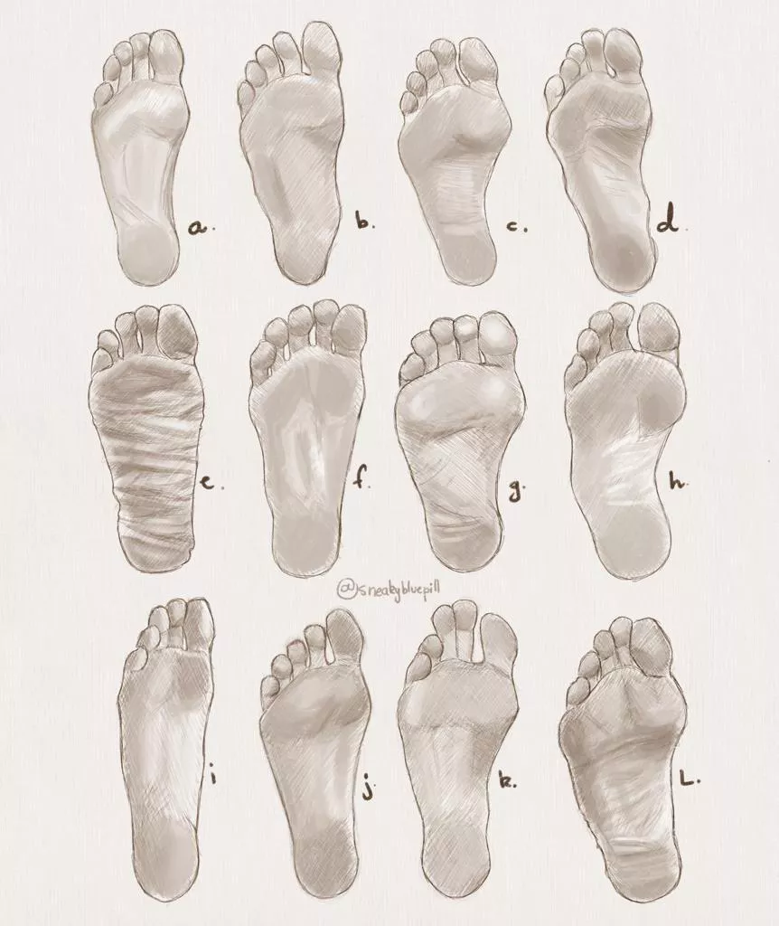 Question: Which type feet do you have? And which of these are your favorite? 😋