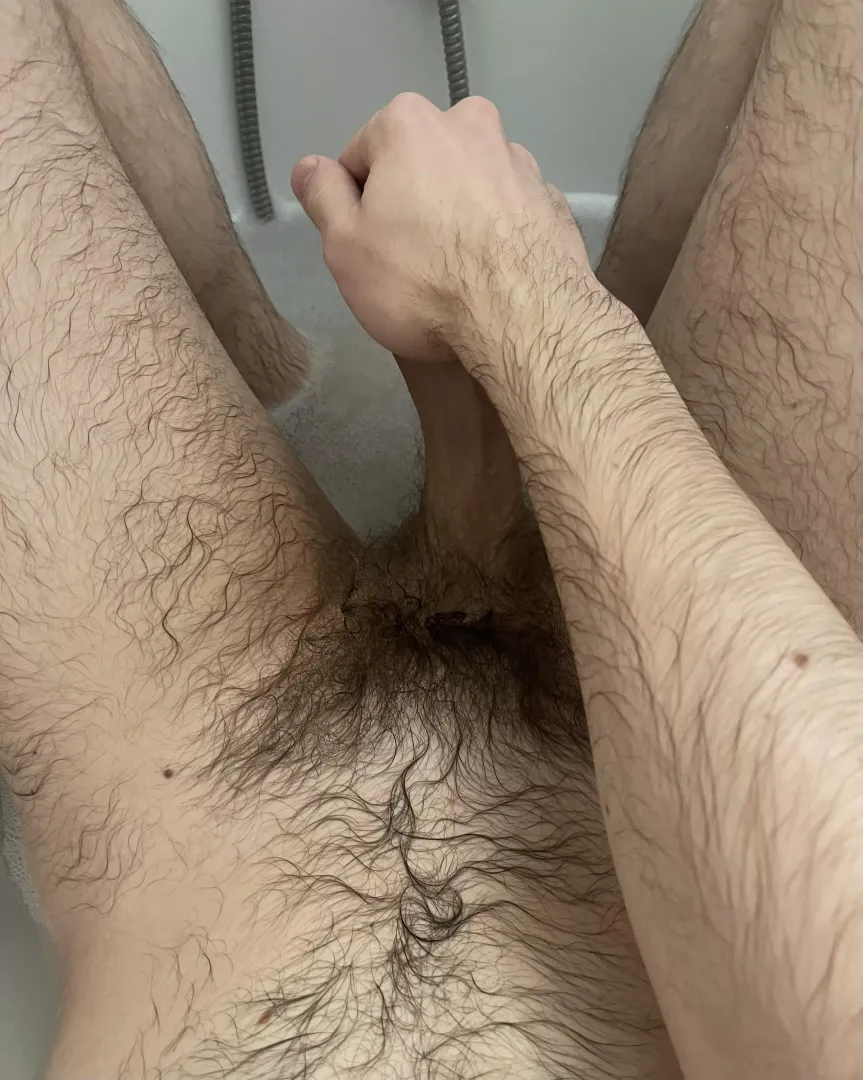 quick bath after work, won’t go down easy