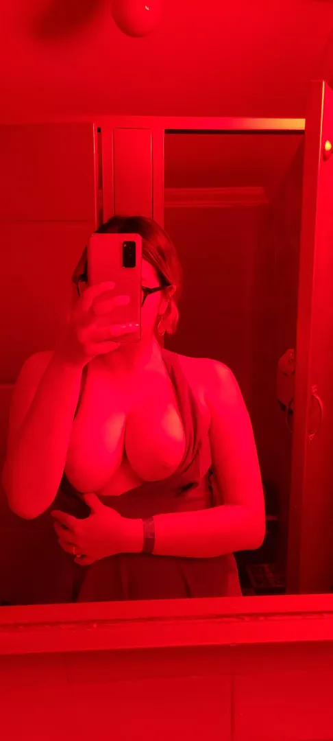 Quick flash at a crowded club bathroom
