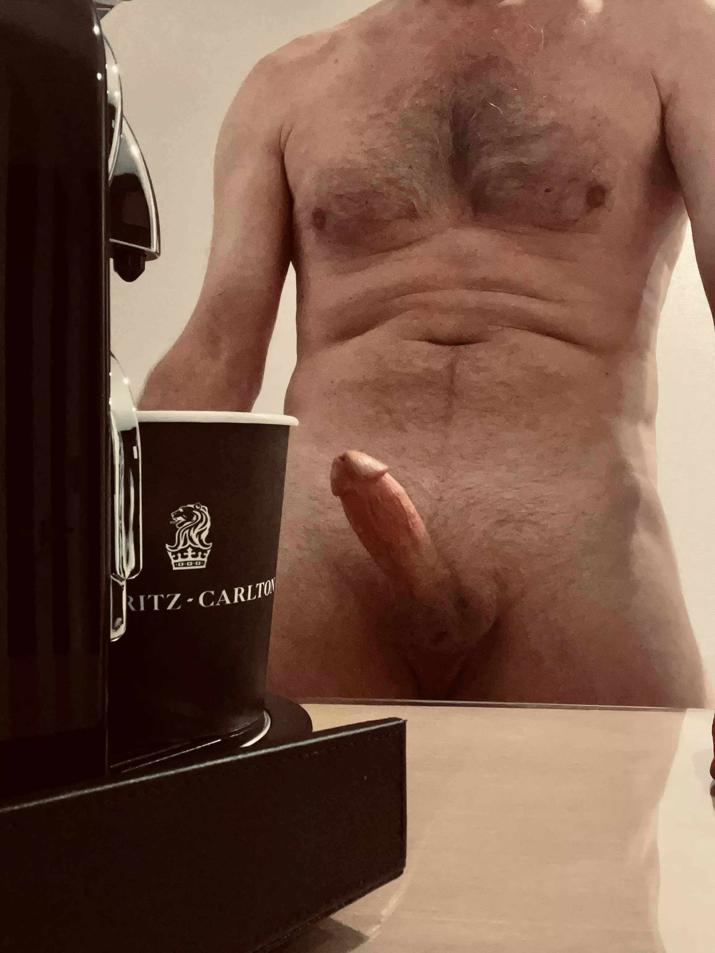 Quite happy about the hotel coffee this morning. cheers!