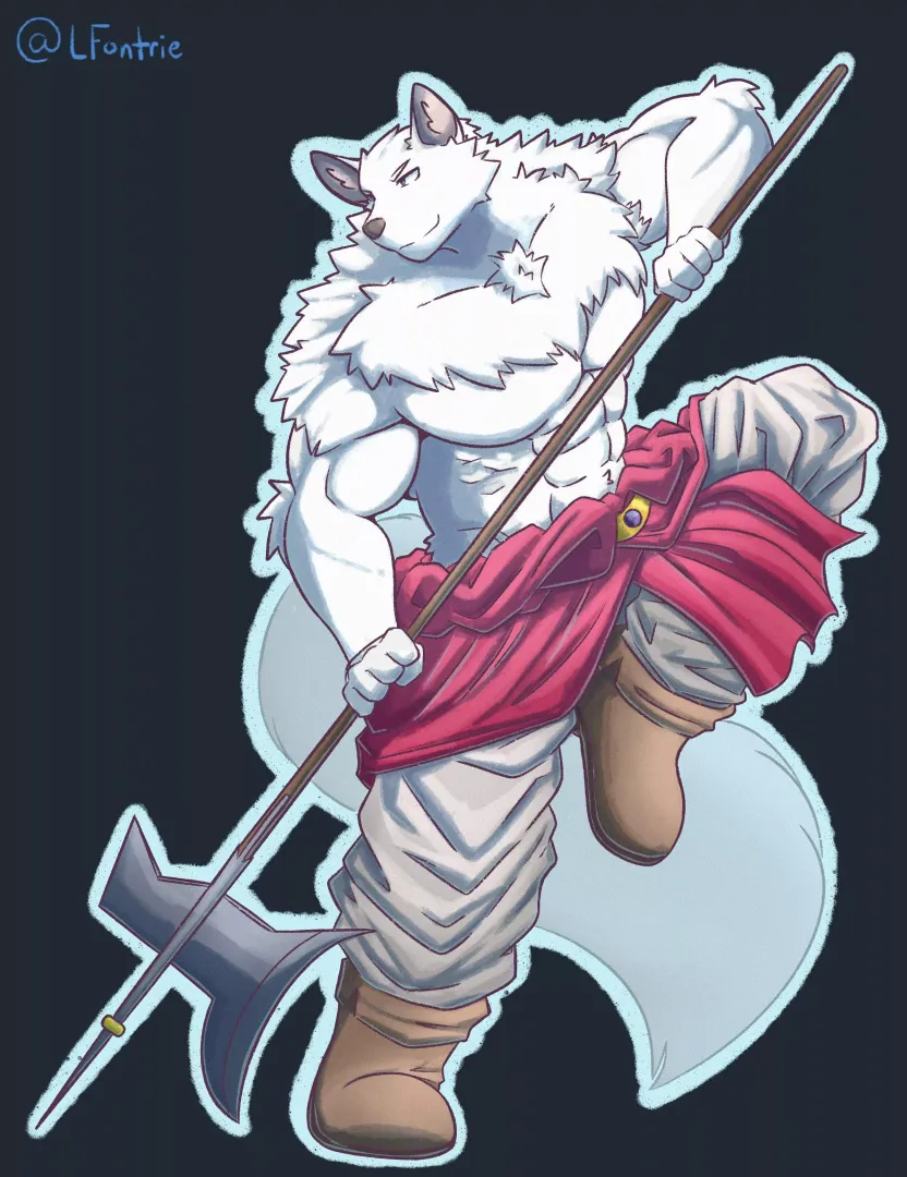 Raffle Winner : a_random_muffin of Reddit ( Art by me, LFontrie )