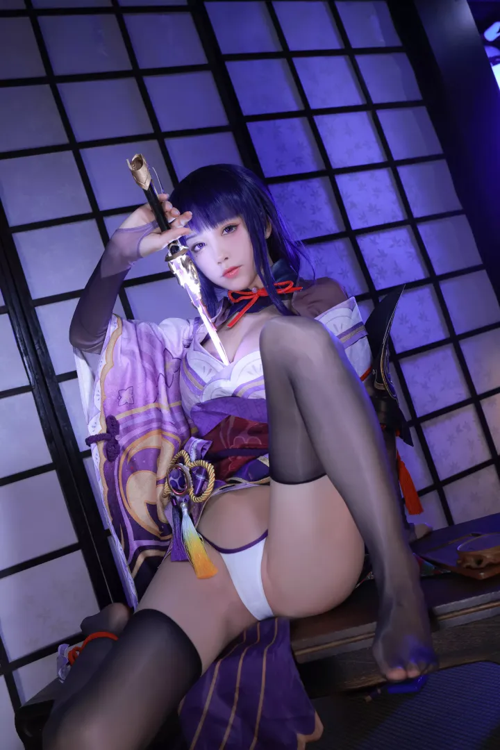 Raiden Shogun (Genshin Impact) by Aqua