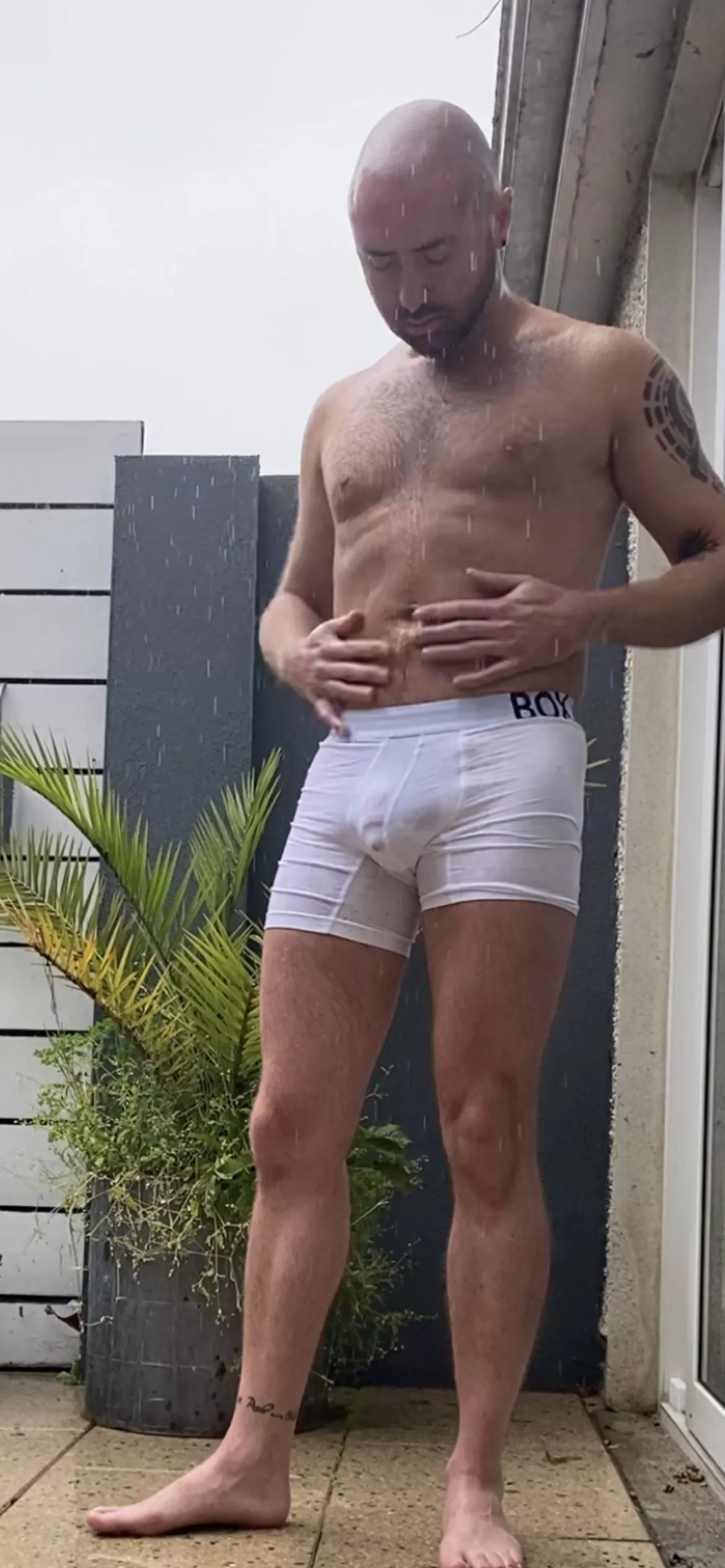 Raining on my white boxers