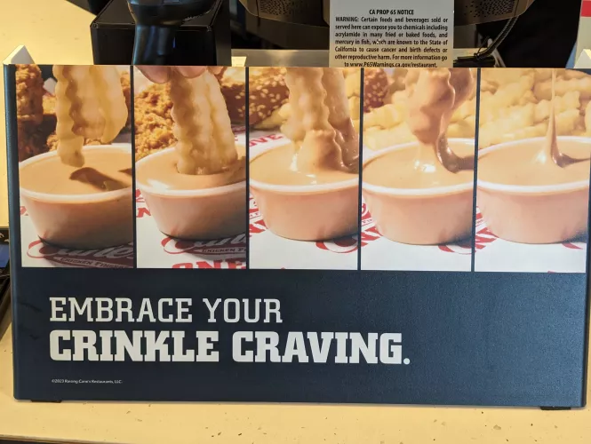 Raising Cane's cane's knows what's up