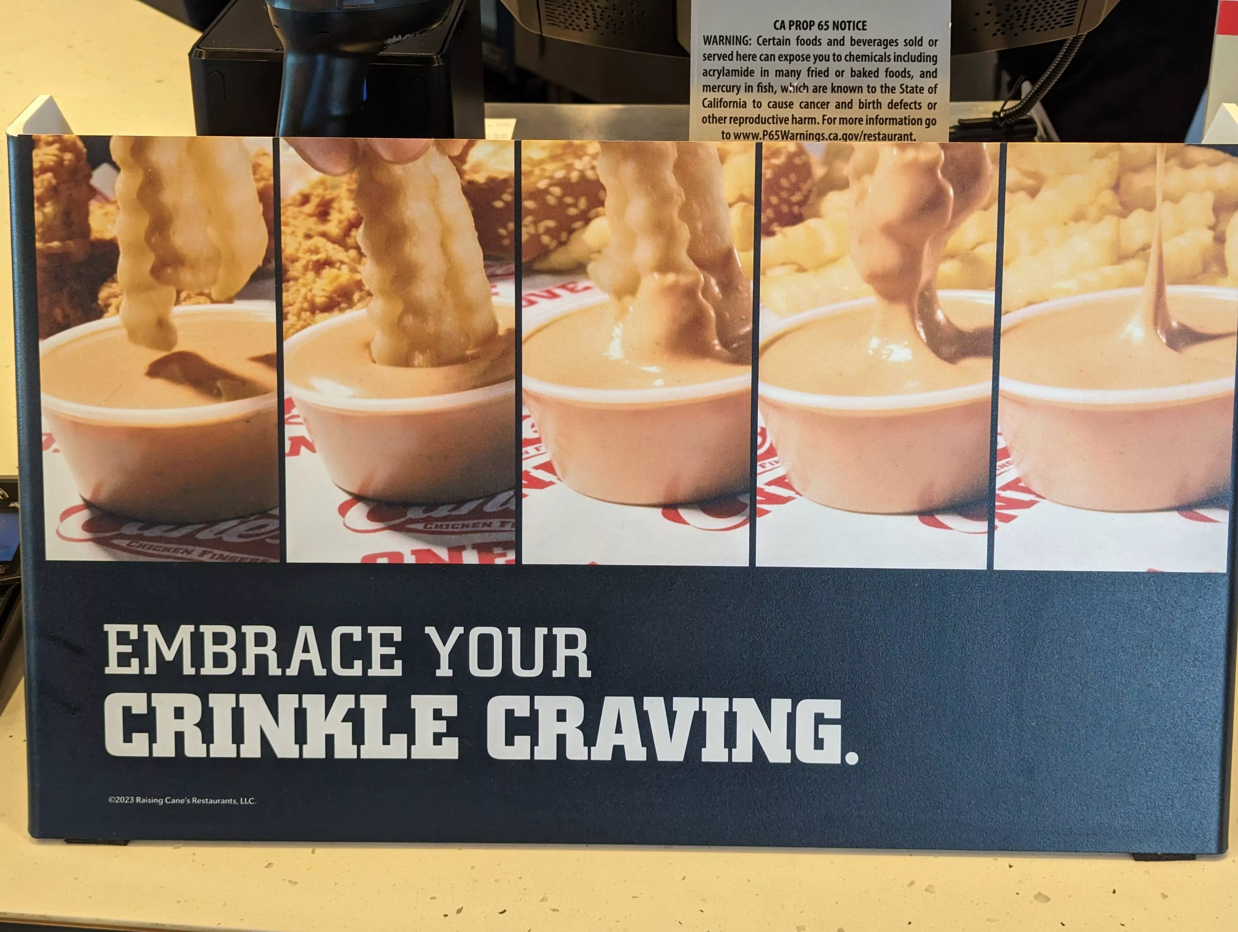 Raising Cane's cane's knows what's up