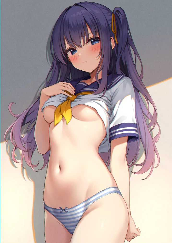 Rakugaki-chan in a Seifuku (karutamo) [Original]