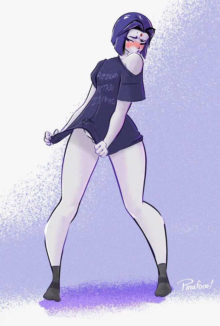 Raven Is Embarrassed ( Pinafore) [DC]