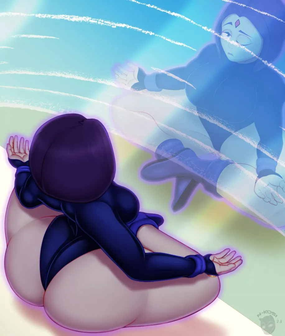 Raven meditating (N_Kosi)