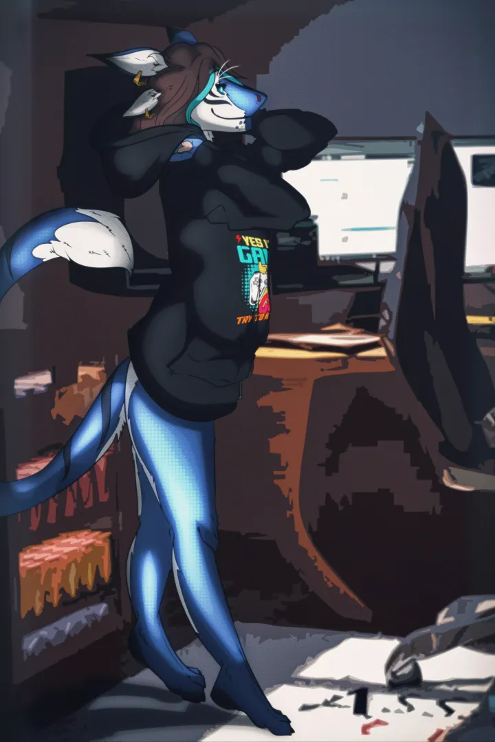 Ready for games! (Art by me: 0l-Fox-l0)