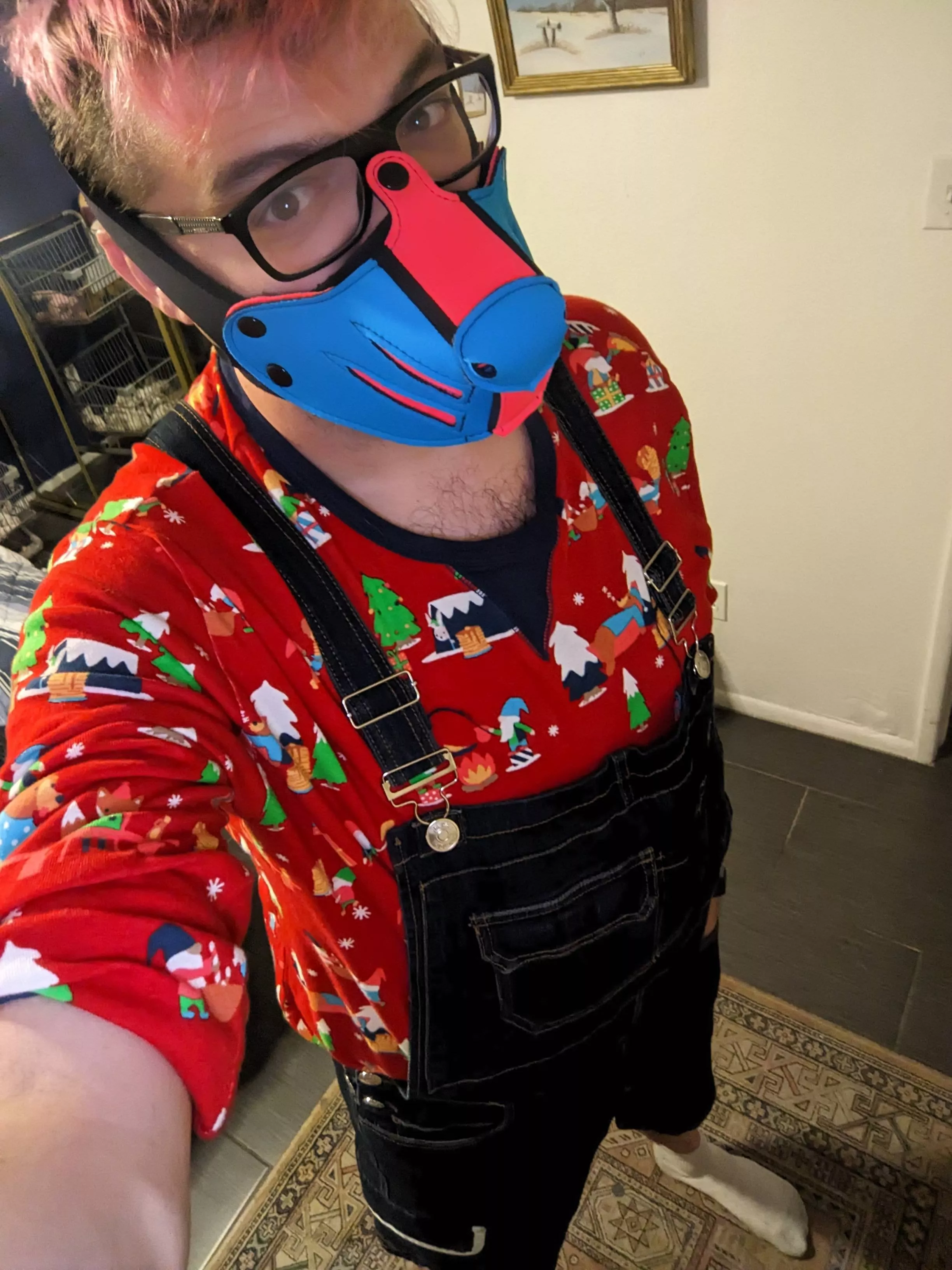 Ready to be Santa's Helper at a fundraiser my club is running at the bar!
