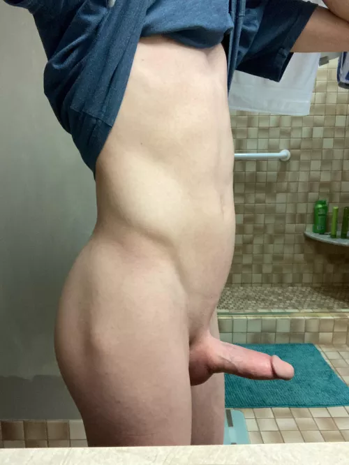Ready to shower😉