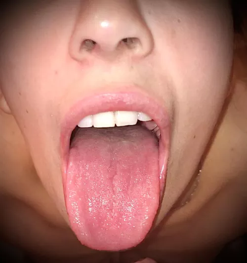 Ready to swallow a very huge load