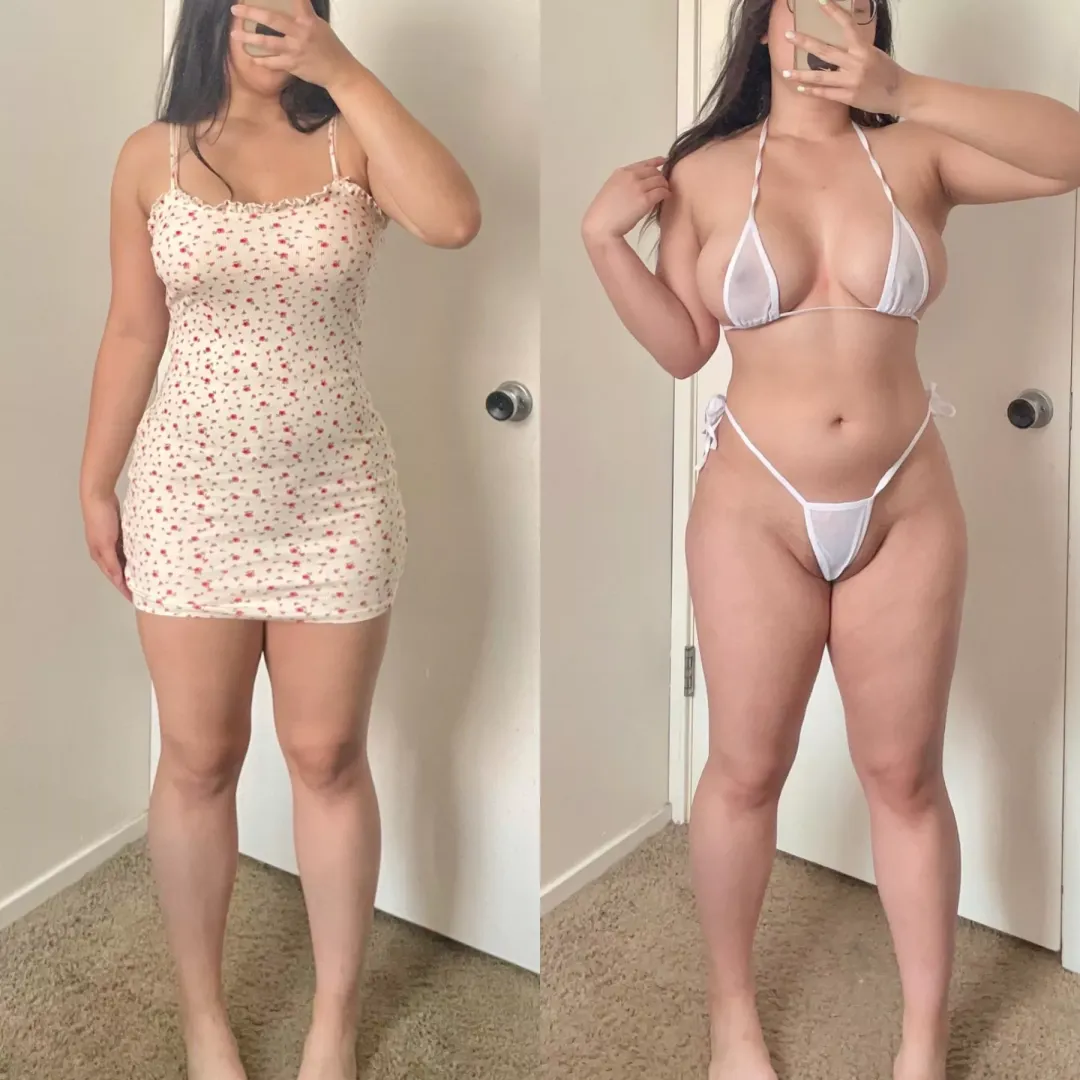 Really important question, bikinis or sundress..