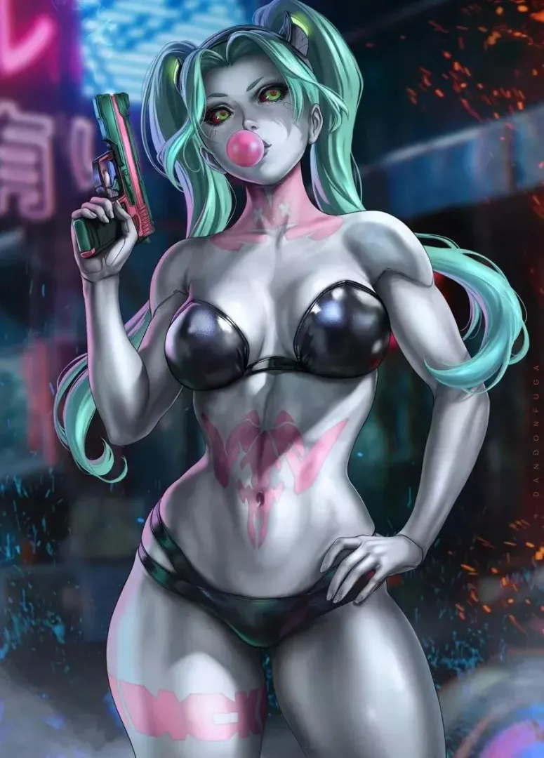 Rebecca Ready to Fight (Dandonfuga) [Cyberpunk Edgerunners]