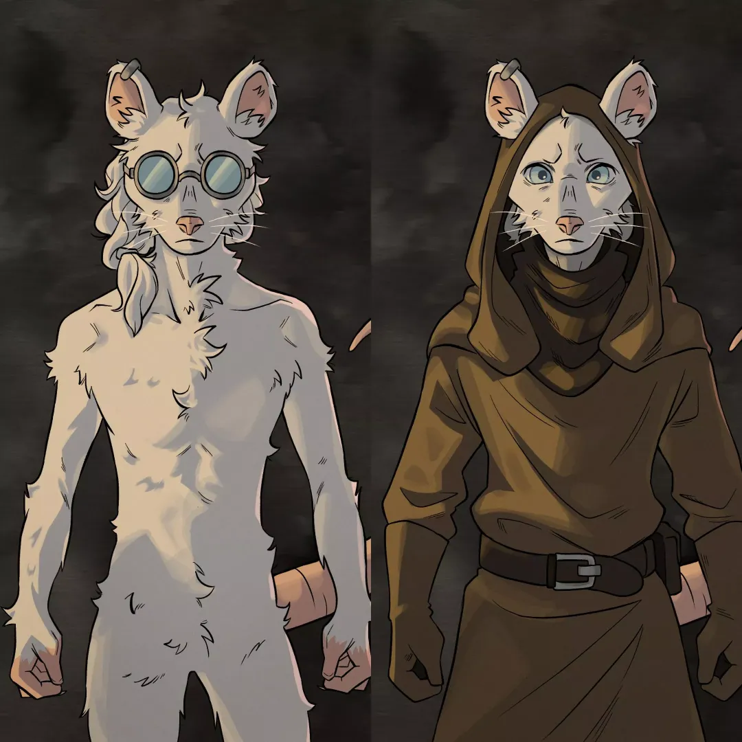 Recent comm 🐀 (art by me)
