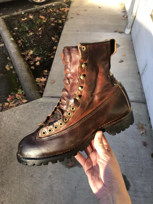 Recent vintage store pickup, a pair of early 1970’s Danner hunting boots!