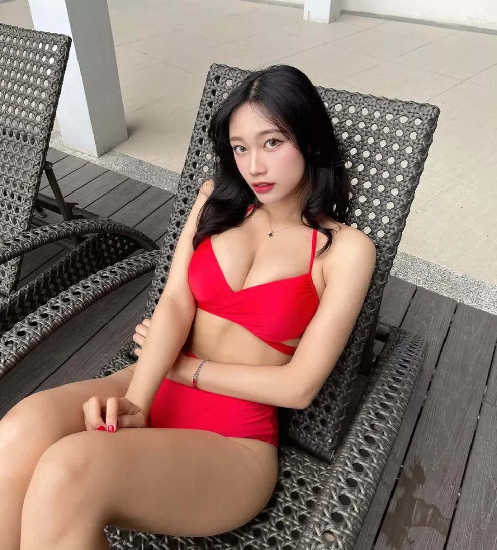 Red bikini