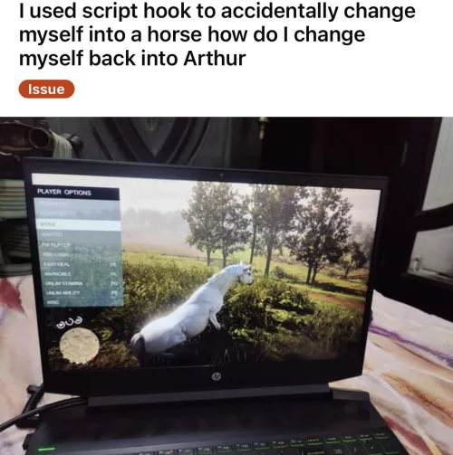 Red Dead Transformation (M Arthur -> Horse)