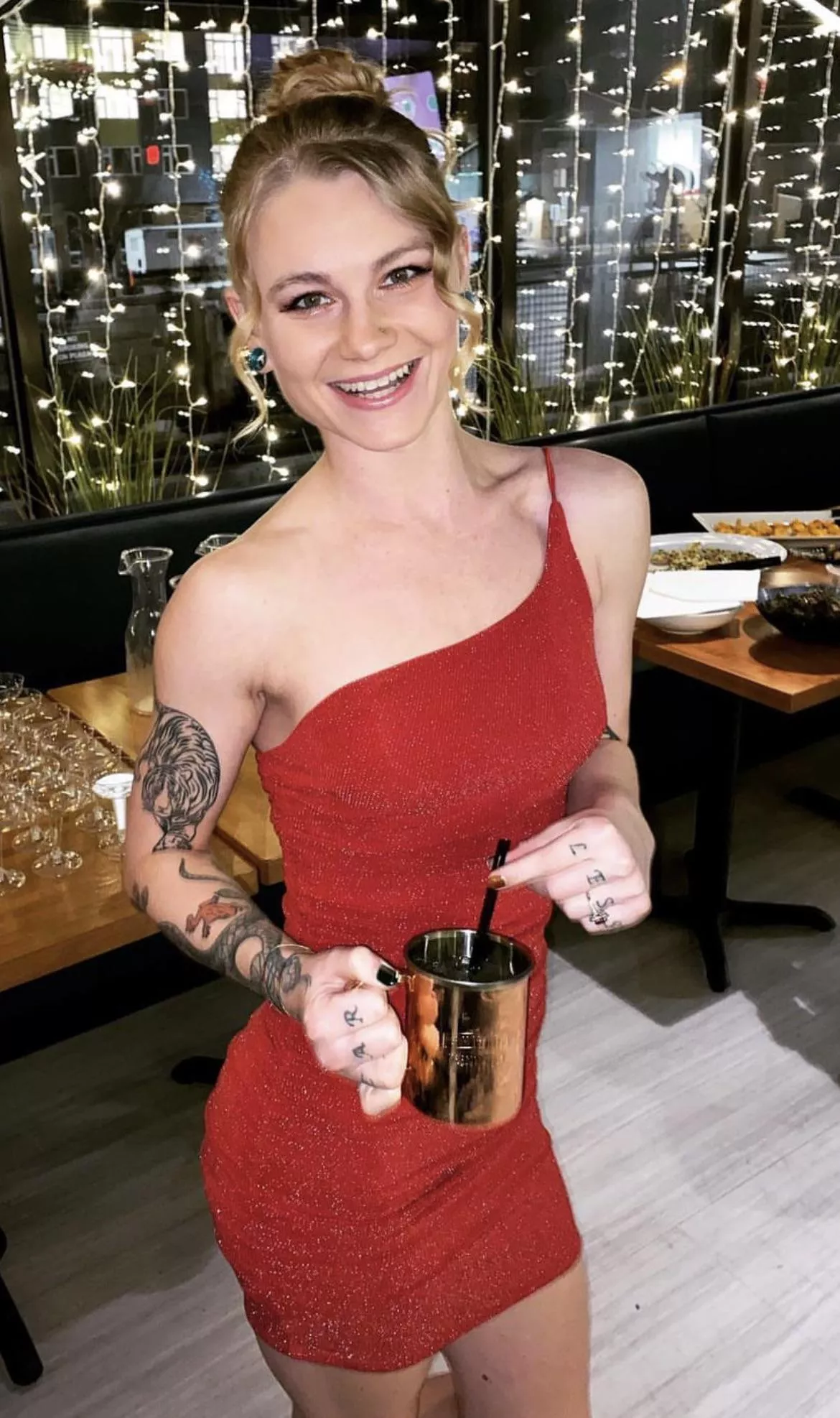 Red dress